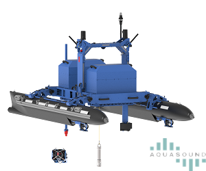 БНА с многолучевым эхолотом, датчиком профиля скорости звука, ТНПА и системой подводного позиционирования
